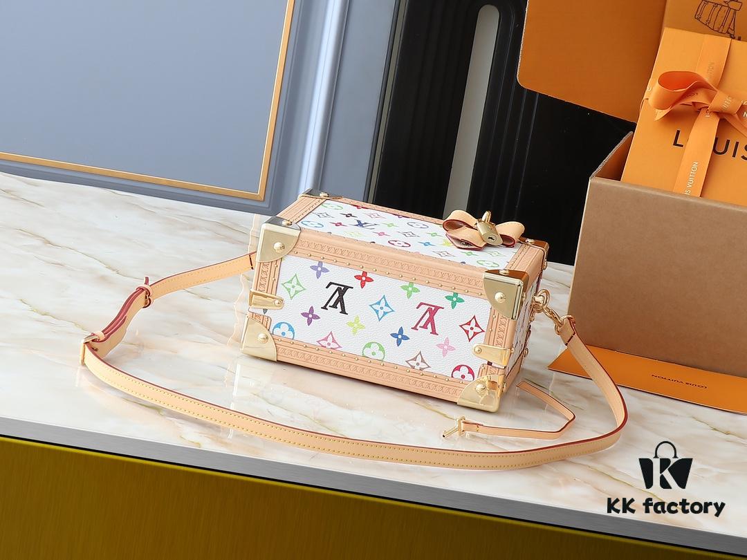 693037fdf09edb6de4c4ce15 Upgraded Original M13125 M45675 Louis Vuitton x Takashi Murakami Petite Valise Bag