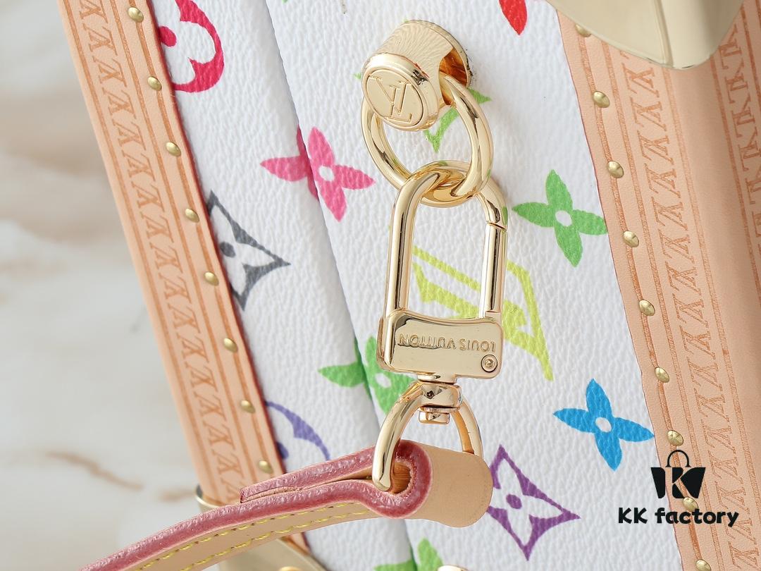 69303800f09edb6de4c4ce18 Upgraded Original M13125 M45675 Louis Vuitton x Takashi Murakami Petite Valise Bag
