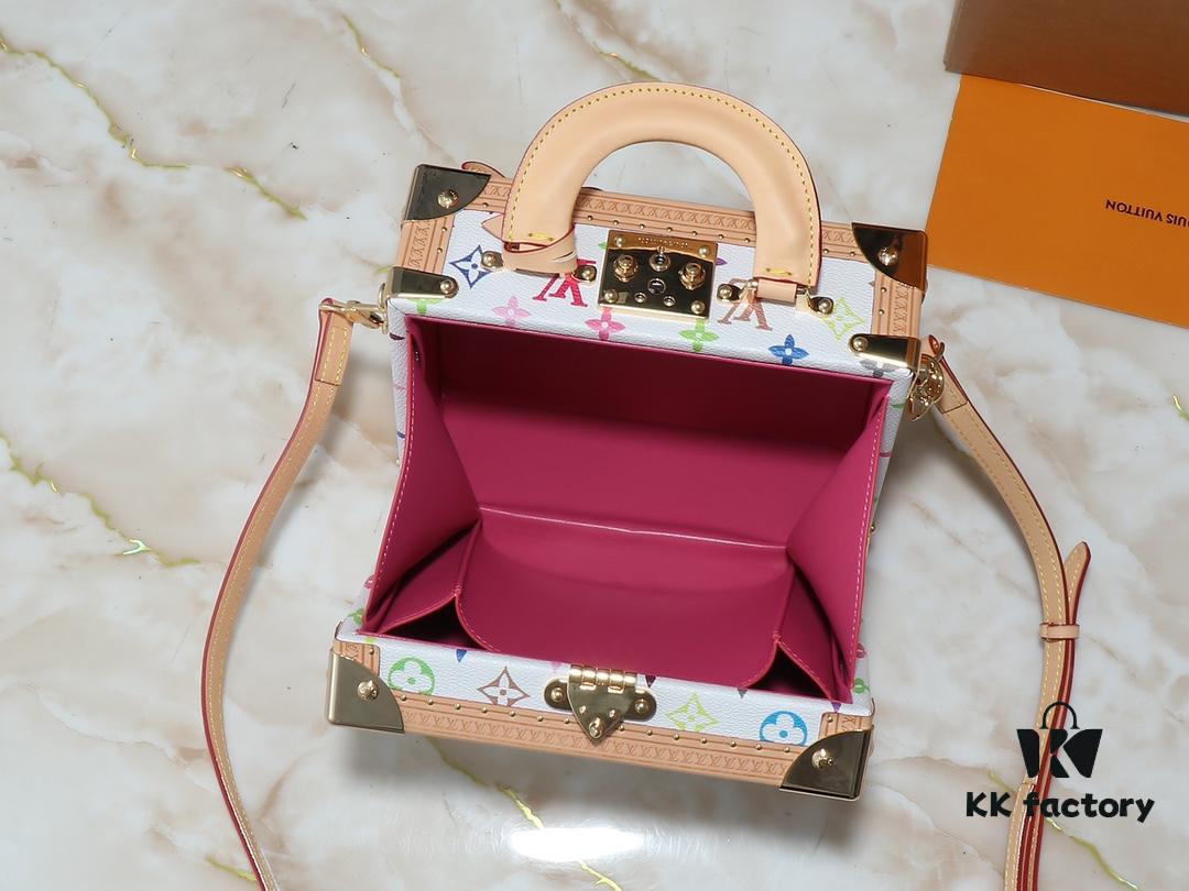 69303801f09edb6de4c4ce19 Upgraded Original M13125 M45675 Louis Vuitton x Takashi Murakami Petite Valise Bag