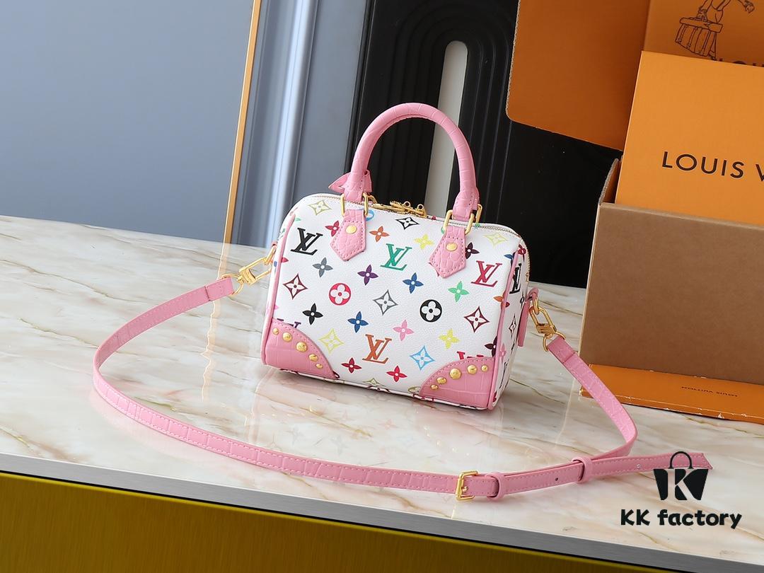 69303802f09edb6de4c4ce1a Upgraded Original Crocodile Texture M58953 M46234 M46222 Speedy Bandoulière 20 Handbag