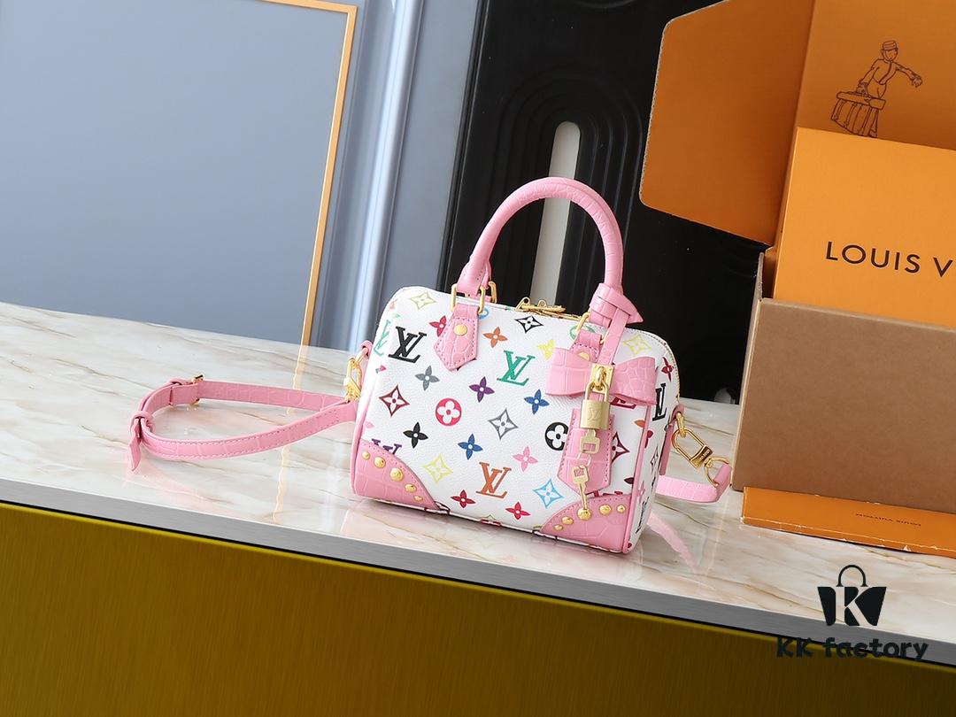 69303802f09edb6de4c4ce1b Upgraded Original Crocodile Texture M58953 M46234 M46222 Speedy Bandoulière 20 Handbag