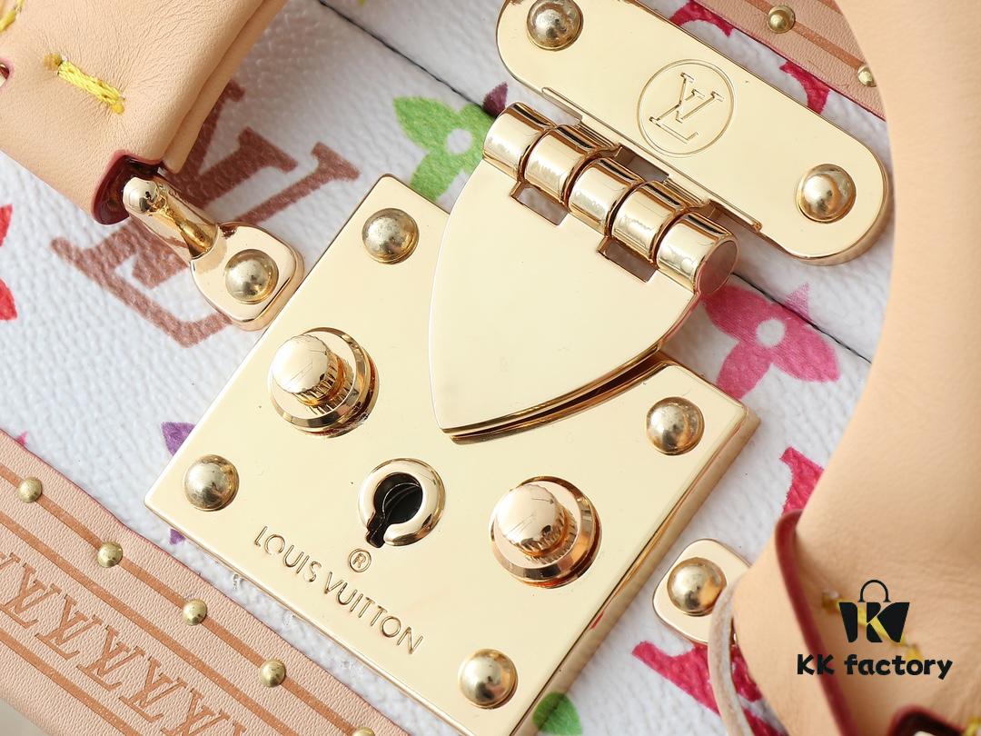 69303803f09edb6de4c4ce1c Upgraded Original M13125 M45675 Louis Vuitton x Takashi Murakami Petite Valise Bag