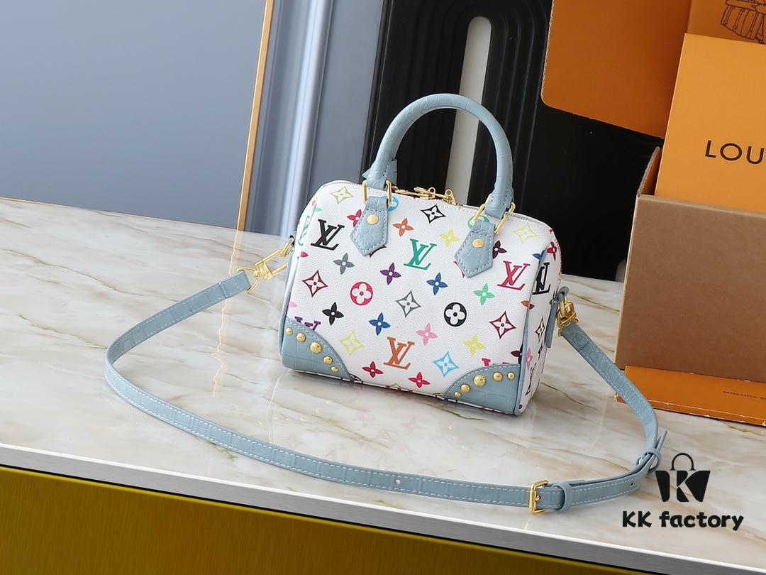 69303823f09edb6de4c4ce3b Upgraded Original Crocodile Texture M58953 M46234 M46222 Speedy Bandoulière 20 Handbag