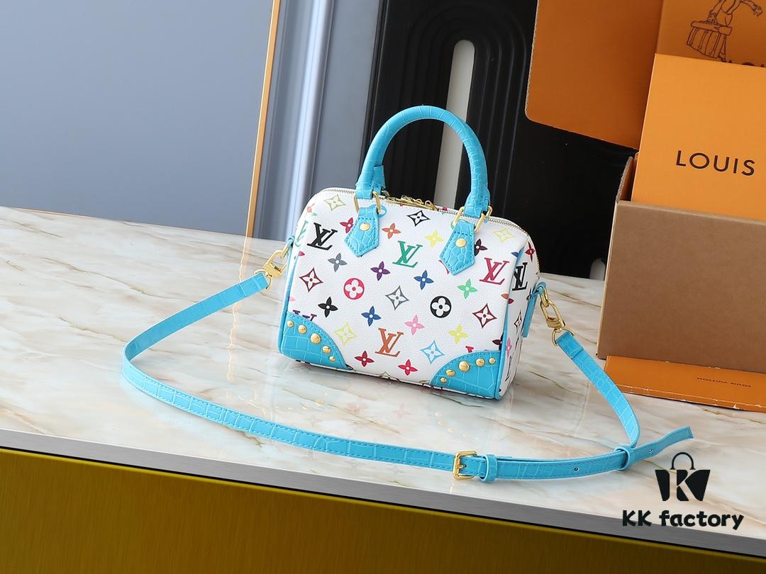 69303833f09edb6de4c4ce4e Upgraded Original Crocodile Texture M58953 M46234 M46222 Speedy Bandoulière 20 Handbag