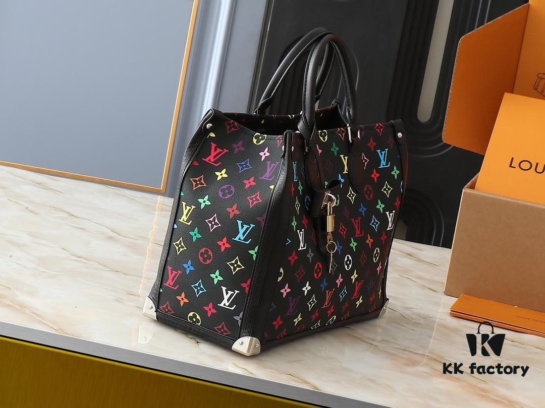 693038c6f09edb6de4c4cec9 Upgraded Original M13079 Louis Vuitton x Takashi Murakami Re-Edition Series OnTheGo MM Handbag
