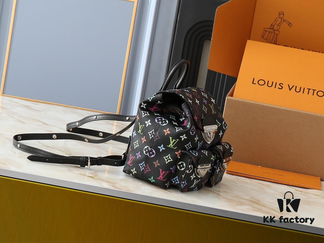 693038cff09edb6de4c4ced3 Upgraded Original M13081 M46836 This Venice Backpack Crafted from Coated Canvas with Vivid Hues by Japanese Artist Takashi Murakami Depicting the Monogram Pattern, Showcasing the Playful Spirit of the Louis Vuitton x Takashi Murakami Reissue Collection