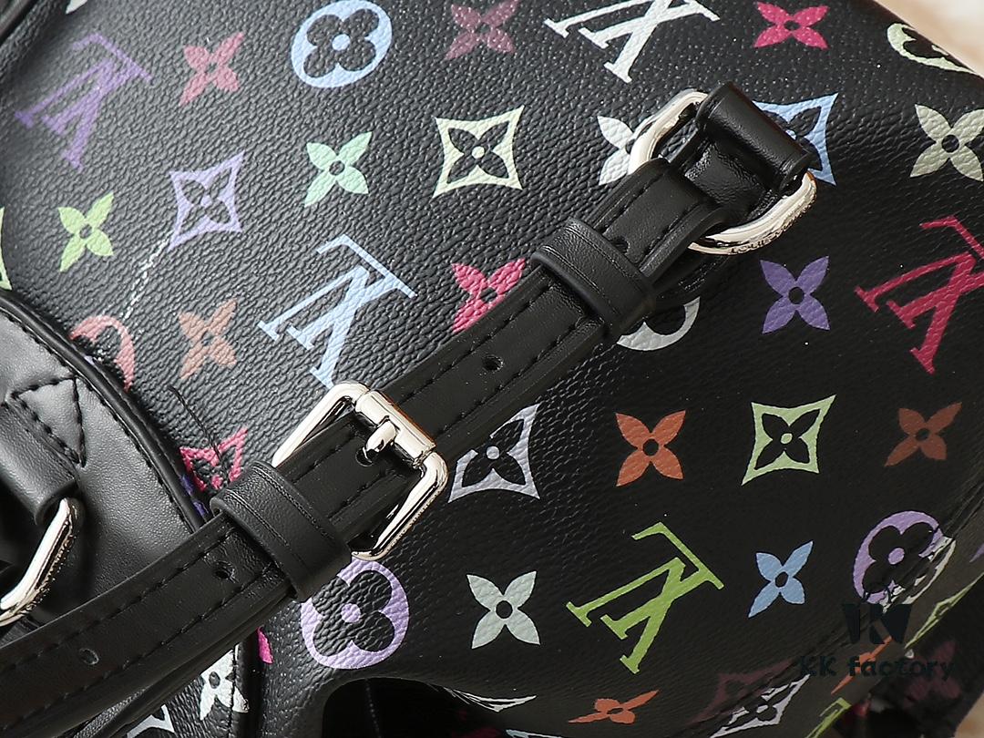 693038d4f09edb6de4c4ced8 Upgraded Original M13081 M46836 This Venice Backpack Crafted from Coated Canvas with Vivid Hues by Japanese Artist Takashi Murakami Depicting the Monogram Pattern, Showcasing the Playful Spirit of the Louis Vuitton x Takashi Murakami Reissue Collection