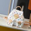 693038d6f09edb6de4c4ceda Upgraded Original M13081 M46836 This Venice Backpack Crafted from Coated Canvas with Vivid Hues by Japanese Artist Takashi Murakami Depicting the Monogram Pattern, Showcasing the Playful Spirit of the Louis Vuitton x Takashi Murakami Reissue Collection