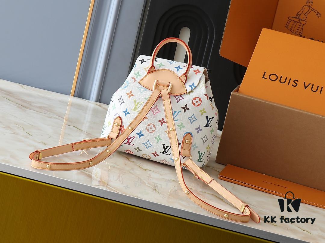 693038e3f09edb6de4c4cee8 Upgraded Original M13081 M46836 This Venice Backpack Crafted from Coated Canvas with Vivid Hues by Japanese Artist Takashi Murakami Depicting the Monogram Pattern, Showcasing the Playful Spirit of the Louis Vuitton x Takashi Murakami Reissue Collection