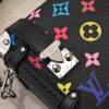 693038eff09edb6de4c4cef8 M14046 M46358 Black Tricolor White Tricolor Side Trunk Medium Handbag