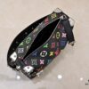 693038f3f09edb6de4c4cefc M14046 M46358 Black Tricolor White Tricolor Side Trunk Medium Handbag