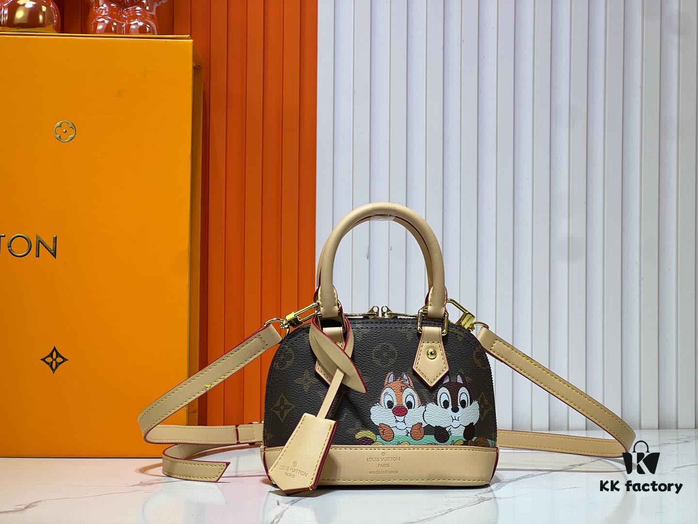 Upgraded Original [Alma Nano Shell Handbag] M82717 M90611 Mini Shell Bag Chic & Starry Dew Series New Launch Nano Alma Bag