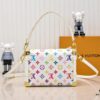 693038fef09edb6de4c4cf08 M14046 M46358 Black Tricolor White Tricolor Side Trunk Medium Handbag