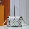 M14046 M46358 Black Tricolor White Tricolor Medium Side Trunk Handbag