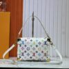 M14046 M46358 Black Tricolor White Tricolor Medium Side Trunk Handbag