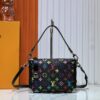 69303924f09edb6de4c4cf3c M14046 M46358 Black Tricolor White Tricolor Medium Side Trunk Bag