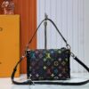 69303927f09edb6de4c4cf40 M14046 M46358 Black Tricolor White Tricolor Medium Side Trunk Bag