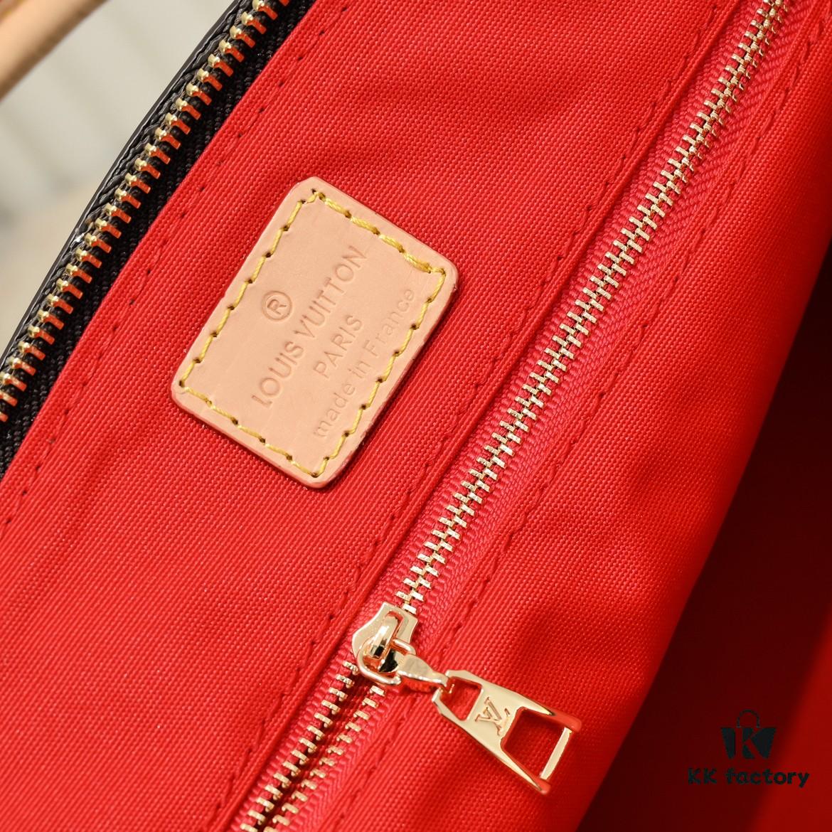 Large 2021 New LV New Grand Palais MM 🎉🎉🎉 Louis Vuitton Double-Sided Yellow Leather Monogram Fashion Shoulder and Top Handle Bag