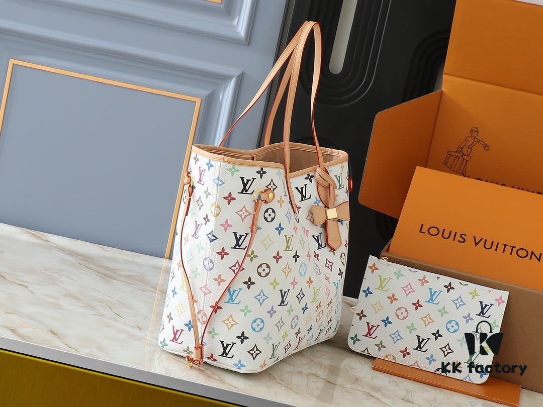 69303955f09edb6de4c4cf89 Upgraded Original M13675 M13271 M40995 This Medium Neverfull Bag is Part of Louis Vuitton x Takashi Murakami Re-Edition Collection