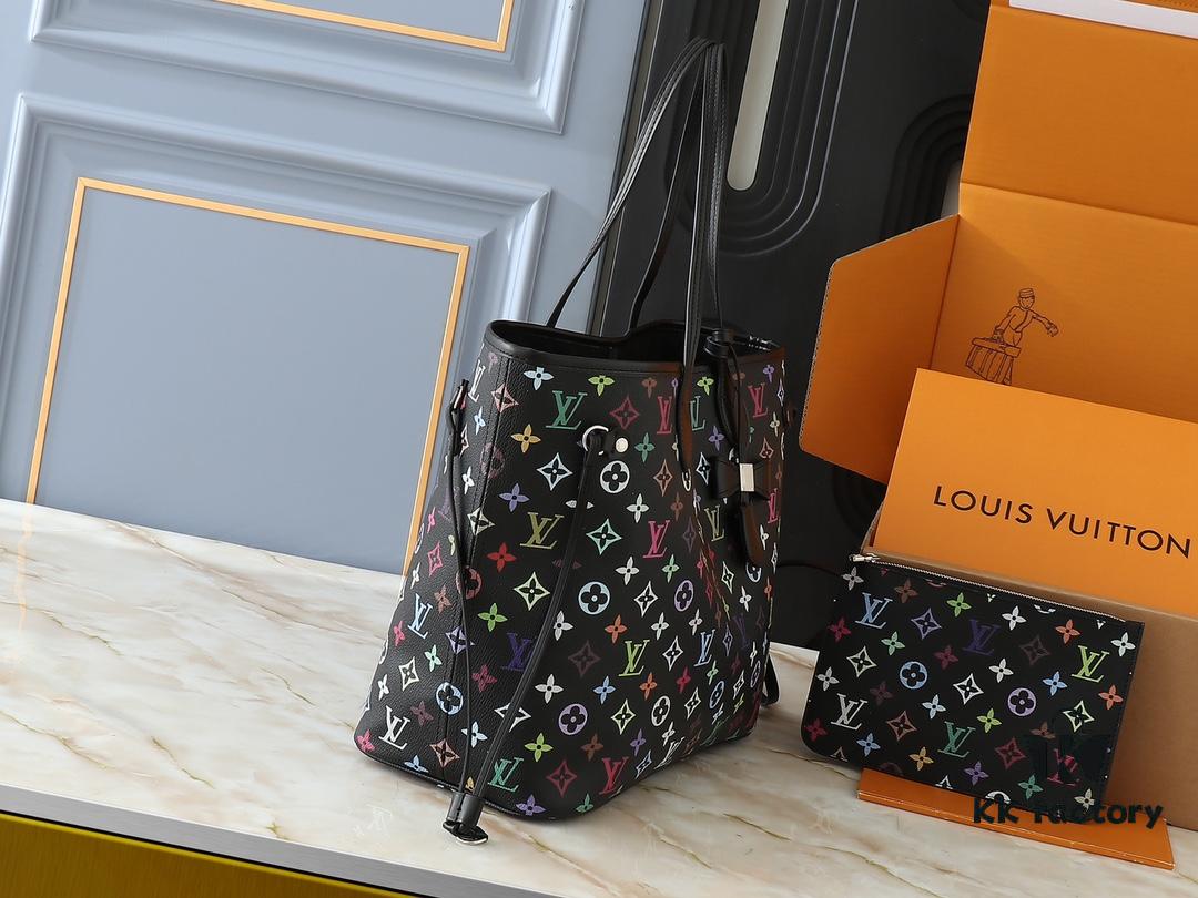 69303959f09edb6de4c4cf91 Upgraded Original M13675 M13271 M40995 This Medium Neverfull Bag from the Louis Vuitton x Takashi Murakami Re-Edition Collection
