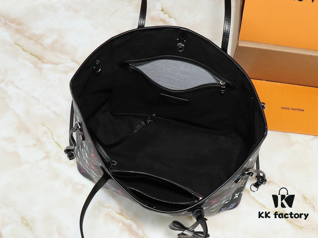 6930395ff09edb6de4c4cf99 Upgraded Original M13675 M13271 M40995 This Medium Neverfull Bag from the Louis Vuitton x Takashi Murakami Re-Edition Collection