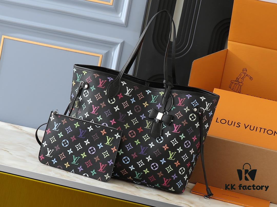 6930395ff09edb6de4c4cf9a Upgraded Original M13675 M13271 M40995 This Medium Neverfull Bag from the Louis Vuitton x Takashi Murakami Re-Edition Collection