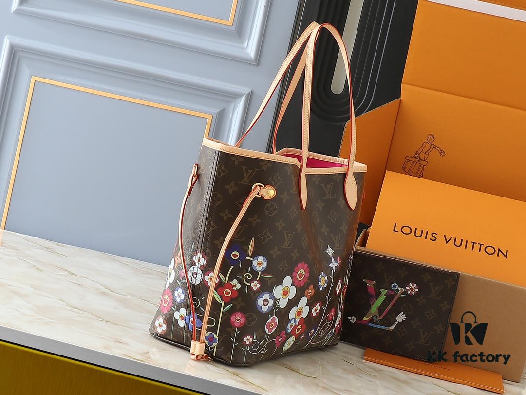 6930396cf09edb6de4c4cfb7 Upgraded Original M13675 M13271 M40995 This Medium Neverfull Bag from Louis Vuitton x Takashi Murakami Re-Edition Collection