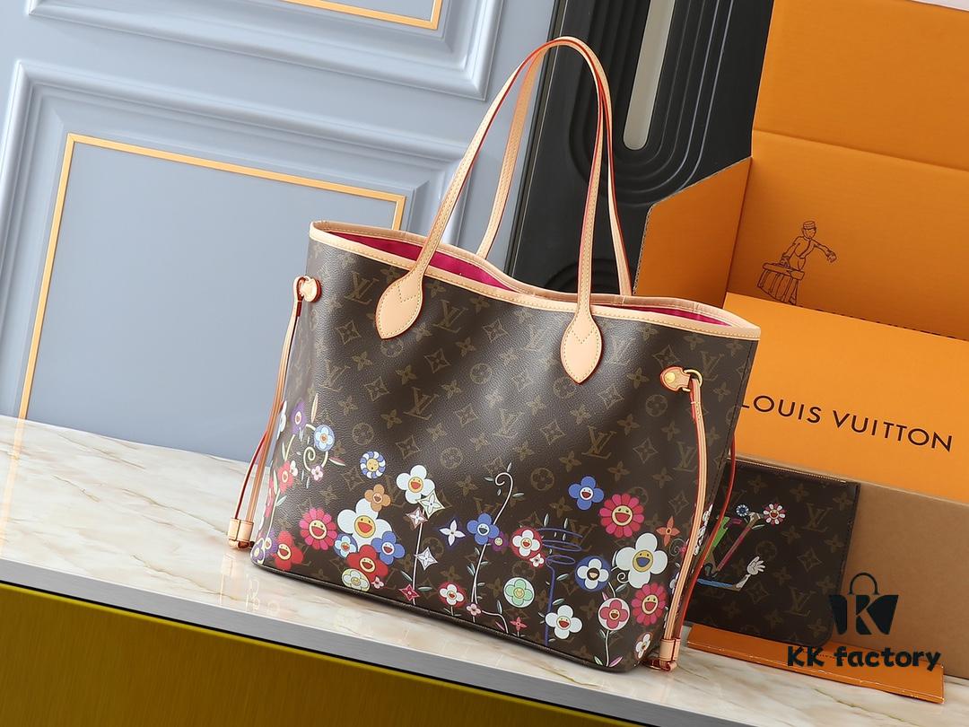 6930396df09edb6de4c4cfb9 Upgraded Original M13675 M13271 M40995 This Medium Neverfull Bag from Louis Vuitton x Takashi Murakami Re-Edition Collection