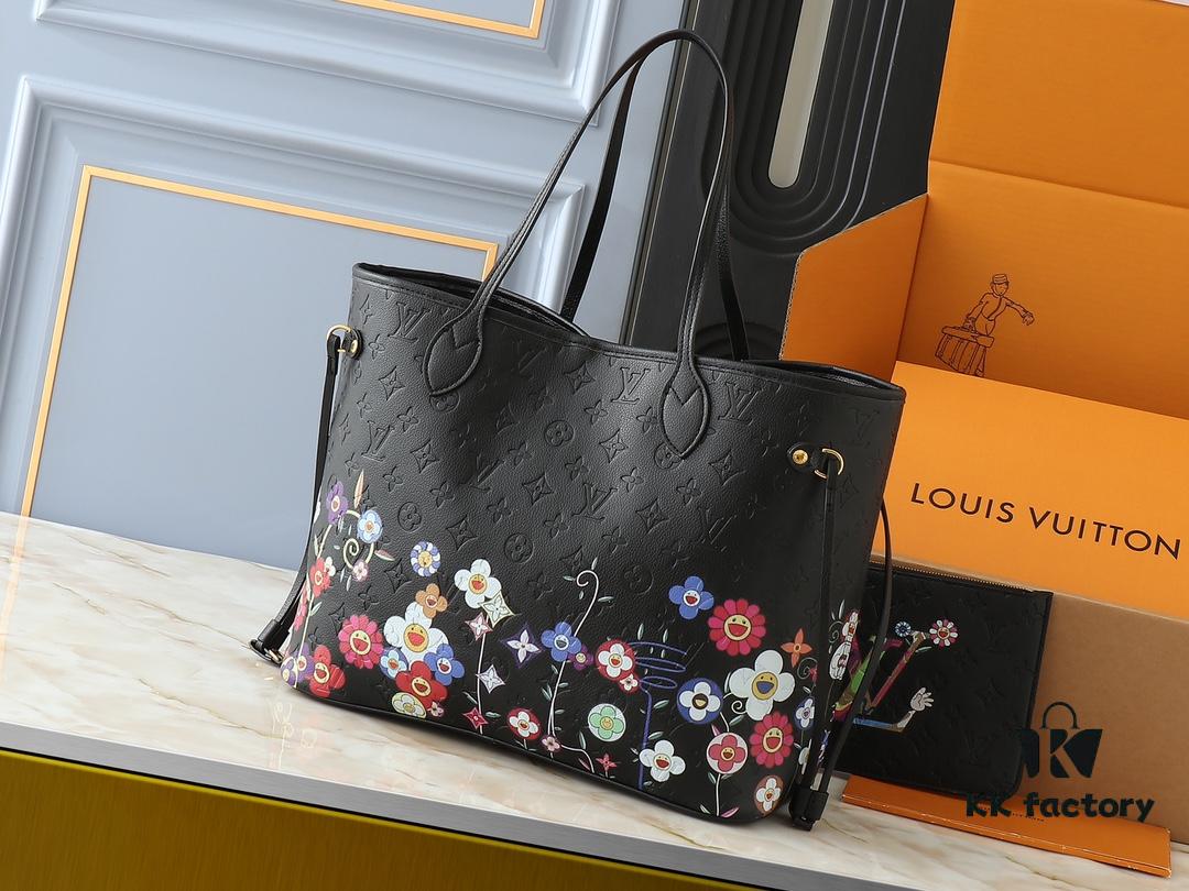 69303970f09edb6de4c4cfbe Upgraded Original M13675 M13271 M40995 This Medium Neverfull Bag from the Louis Vuitton x Takashi Murakami Re-Edition Collection