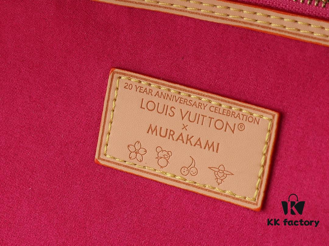 69303973f09edb6de4c4cfc1 Upgraded Original M13675 M13271 M40995 This Medium Neverfull Bag from Louis Vuitton x Takashi Murakami Re-Edition Collection