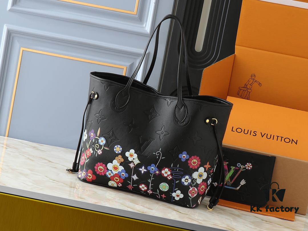 69303977f09edb6de4c4cfc4 Upgraded Original M13675 M13271 M40995 This Medium Neverfull Bag from the Louis Vuitton x Takashi Murakami Re-Edition Collection