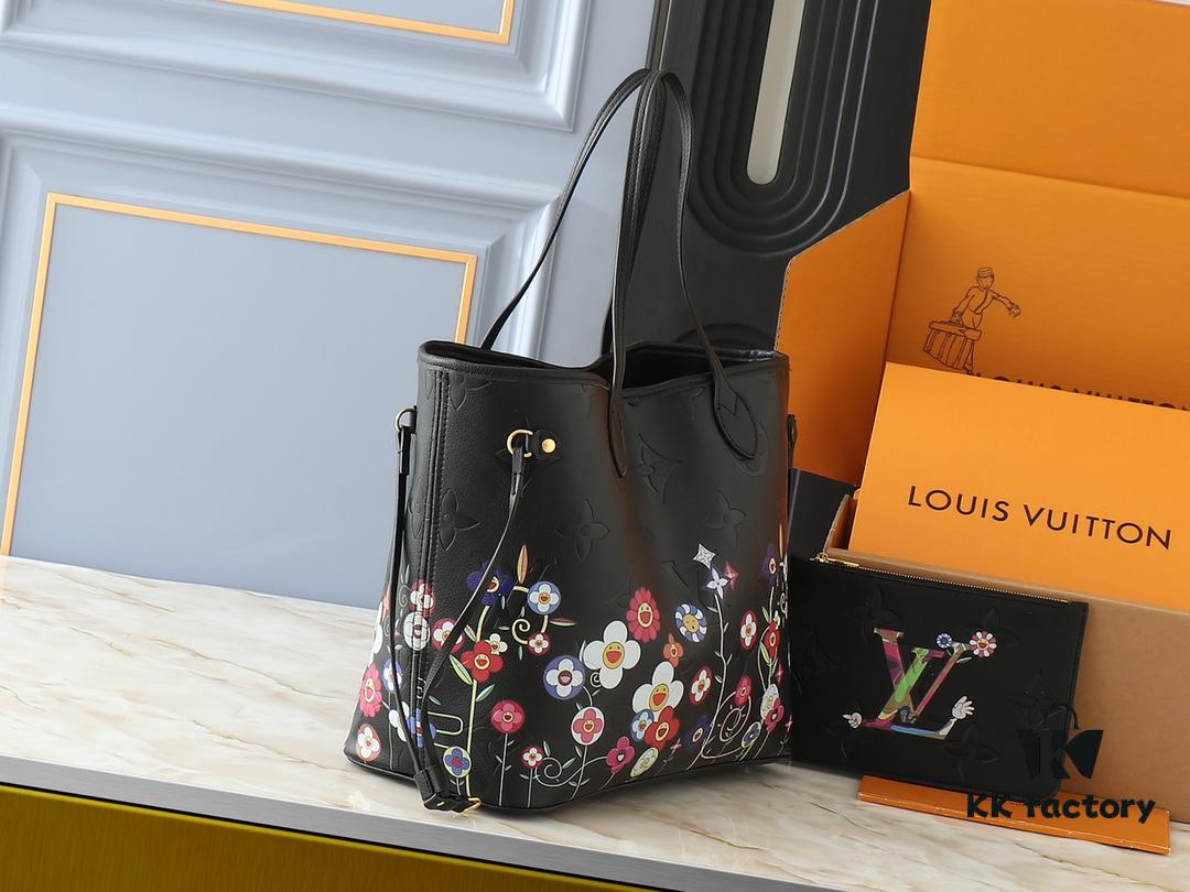 69303978f09edb6de4c4cfc5 Upgraded Original M13675 M13271 M40995 This Medium Neverfull Bag from the Louis Vuitton x Takashi Murakami Re-Edition Collection