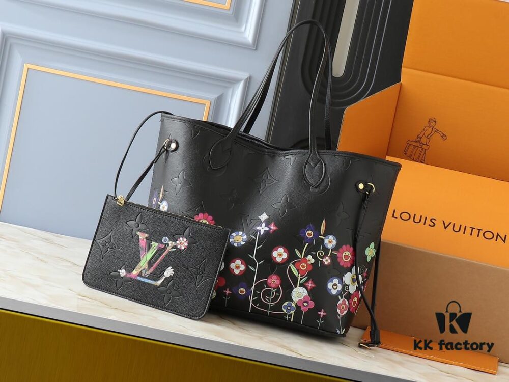 6930397cf09edb6de4c4cfc8 Upgraded Original M13675 M13271 M40995 This Medium Neverfull Bag from the Louis Vuitton x Takashi Murakami Re-Edition Collection