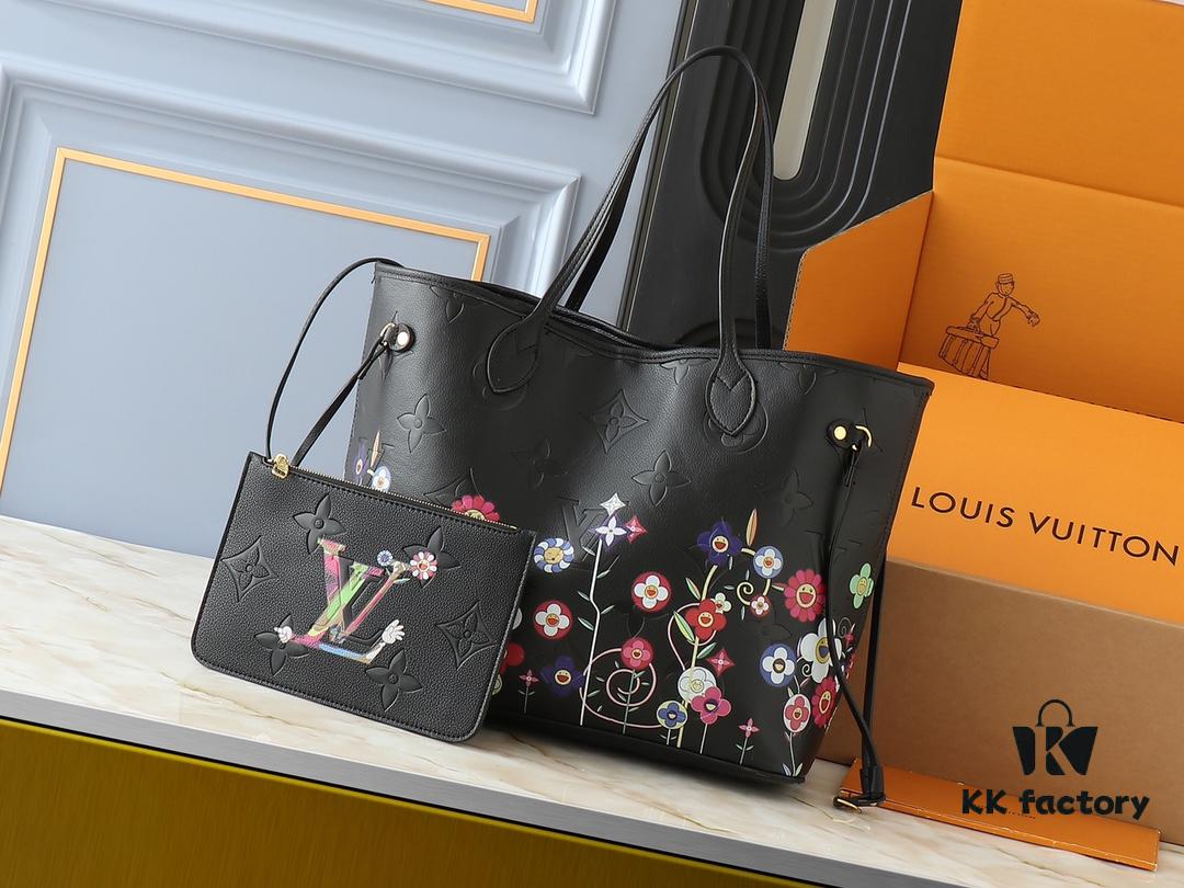 6930397cf09edb6de4c4cfc8 Upgraded Original M13675 M13271 M40995 This Medium Neverfull Bag from the Louis Vuitton x Takashi Murakami Re-Edition Collection
