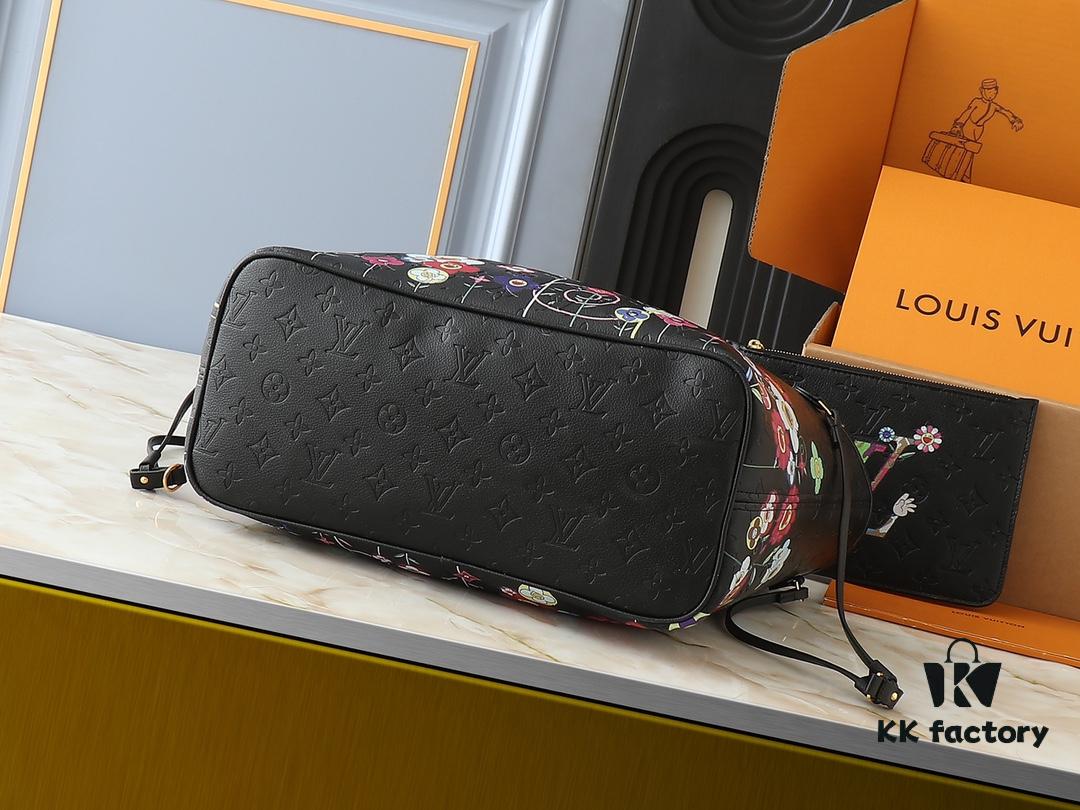 69303991f09edb6de4c4cfe3 Upgraded Original M13675 M13271 M40995 This Medium Neverfull Bag from the Louis Vuitton x Takashi Murakami Re-Edition Collection