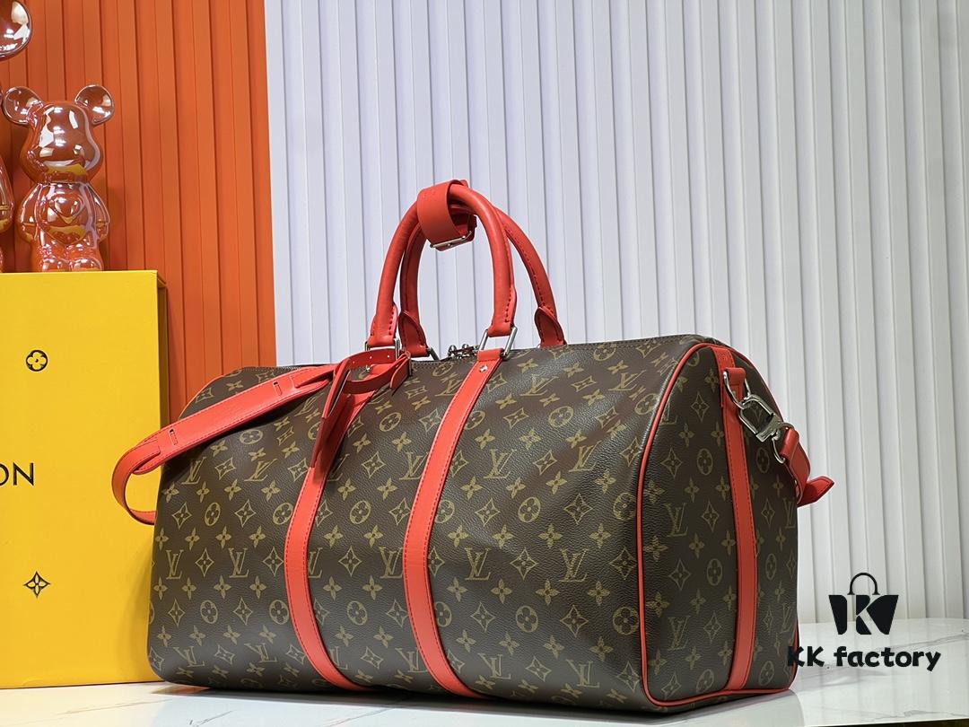 693039a2f09edb6de4c4cffb Authentic Item! Highly Acclaimed Keepall 455055 Travel Bag in 5 Colors (with Strap) – 40568 41418M41416 M41414, Three Sizes Restocked – Versatile Travel Duffel