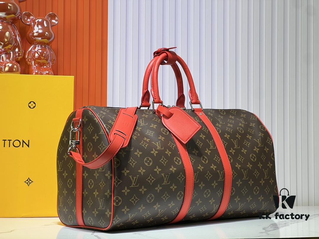 693039a2f09edb6de4c4cffc Authentic Item! Highly Acclaimed Keepall 455055 Travel Bag in 5 Colors (with Strap) – 40568 41418M41416 M41414, Three Sizes Restocked – Versatile Travel Duffel