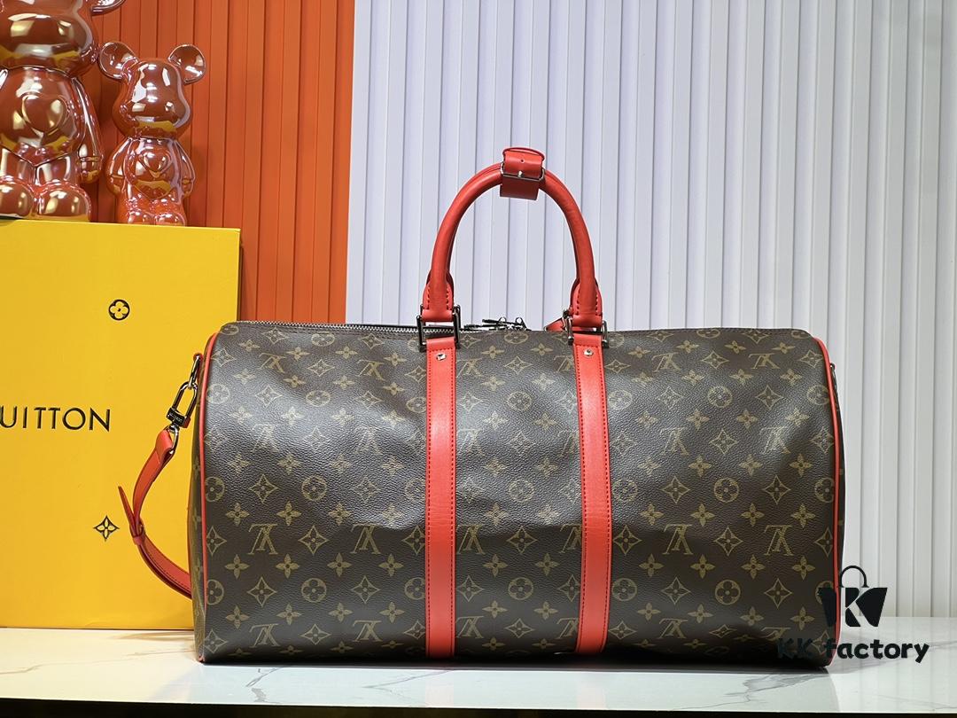 693039a4f09edb6de4c4cffd Authentic Item! Highly Acclaimed Keepall 455055 Travel Bag in 5 Colors (with Strap) – 40568 41418M41416 M41414, Three Sizes Restocked – Versatile Travel Duffel