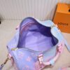 Louis Vuitton Classic Keepall 45 Travel Bag in Soft Pink Tones