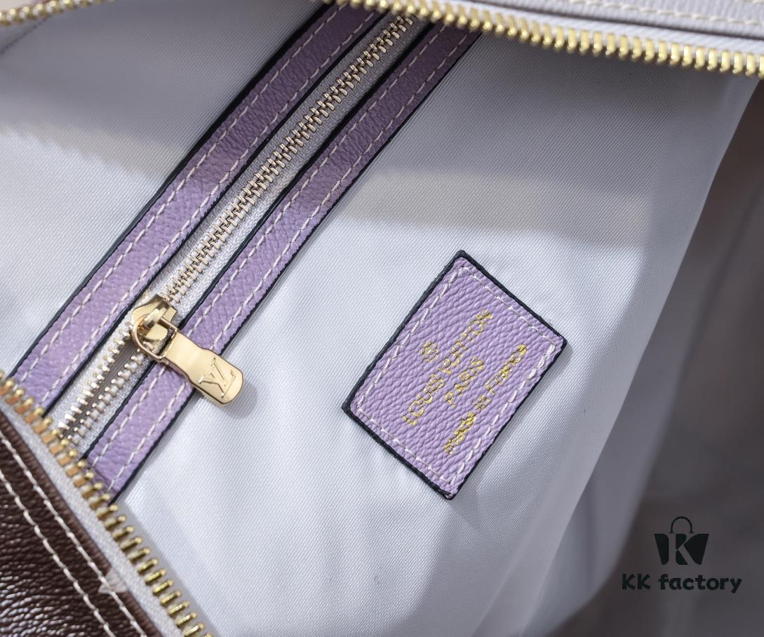693039e0f09edb6de4c4d034 Louis Vuitton Classic Keepall 45 Travel Bag in Soft Pink Tones, Model No. 59943 41418