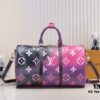 693039e7f09edb6de4c4d03a Louis Vuitton Classic Keepall 45 Travel Bag in Soft Pink Tones