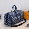 Exclusive Real Shot M24953 New Version Louis Vuitton Classic Keepall Travel Bag Embracing the Modern Edge of Monogram Shadow Leather