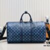 69303a02f09edb6de4c4d04f Exclusive Real Shot M24953 41416 New Version Louis Vuitton Classic Keepall Travel Bag Release Monogram Shadow Leather's Modern Flair