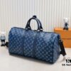 69303a04f09edb6de4c4d052 Exclusive Real Shot M24953 41416 New Version Louis Vuitton Classic Keepall Travel Bag Release Monogram Shadow Leather's Modern Flair