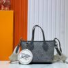 69303a1cf09edb6de4c4d060 M46705 NEVERFULL BB Handbag in Denim with Embossed Neverfull Motif