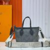 69303a21f09edb6de4c4d064 M46705 NEVERFULL BB Handbag in Denim with Embossed Neverfull Motif