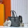 69303a24f09edb6de4c4d065 M46705 NEVERFULL BB Handbag in Denim with Embossed Neverfull Motif