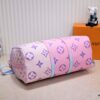 Louis Vuitton Classic Keepall 45 Travel Bag in Soft Pink Tones
