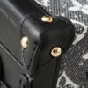 Upgraded Original M21462 M86286 Black Denim Petite Malle Handbag