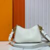 69303a6cf09edb6de4c4d0b7 M13099 Marellini Handbag crafted from textured Epi leather with a compact silhouette, offering ample space for daily essentials like a smartphone. Features a round coin purse and mirror made from the vibrant Monogram canvas of the Louis Vuitton × Takashi Murakami collaboration, attached to the bag via a bold metal chain. Dimensions: 19x13.5x6.5cm